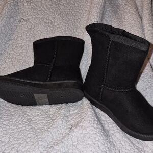 Kids Black Boots